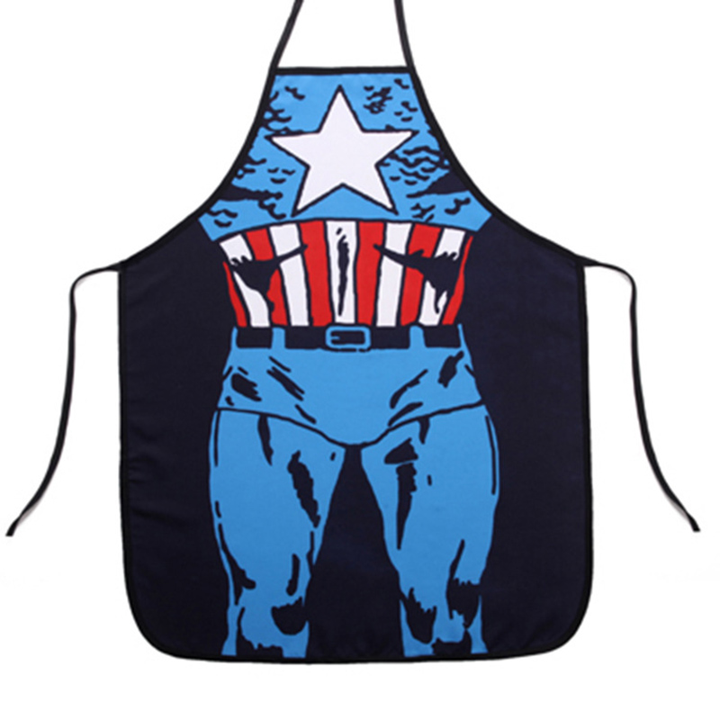 celemek apron dapur motif karakter black blue celemek apron dapur motif karakter black blue