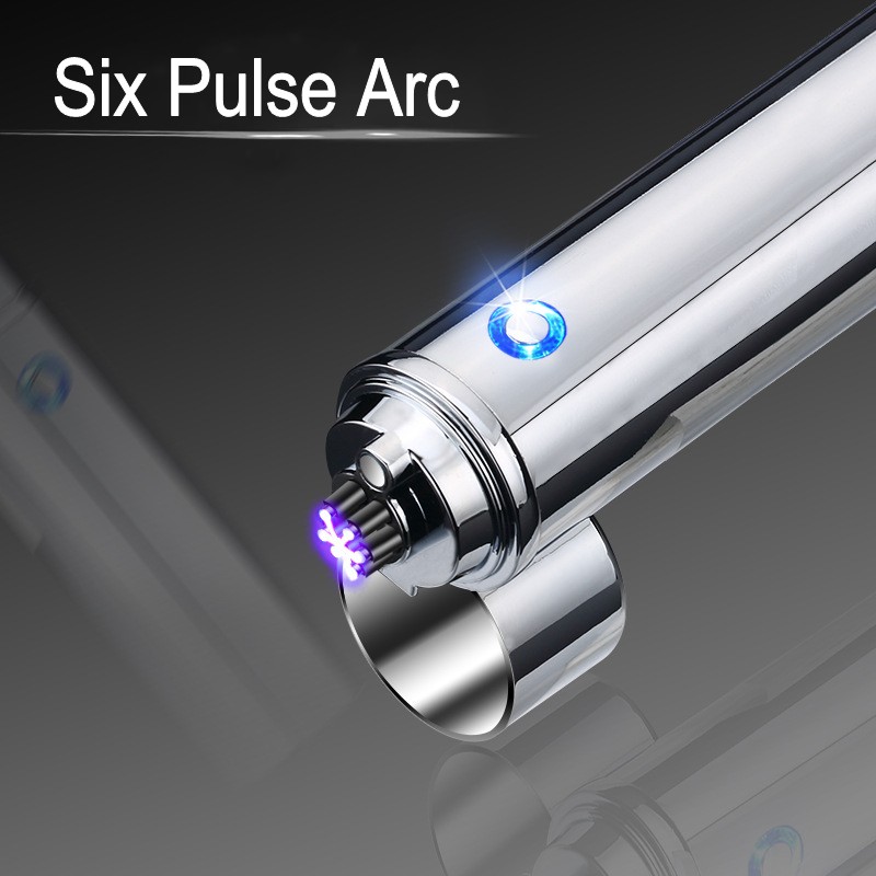 Noble Cylinder Korek Api Elektrik 6 Arc Pulse Plasma USB ...