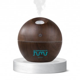 Taffware Car Mini Air Humidifier Aromatherapy Oil Diffuser Wood Design 130ml - HUMI JKC01 - Dark Brown