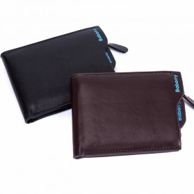 Baborry Dompet Kulit Klasik Pria - Black - 4