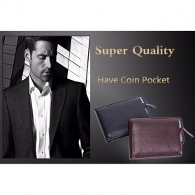 Baborry Dompet Kulit Klasik Pria - Black - 8