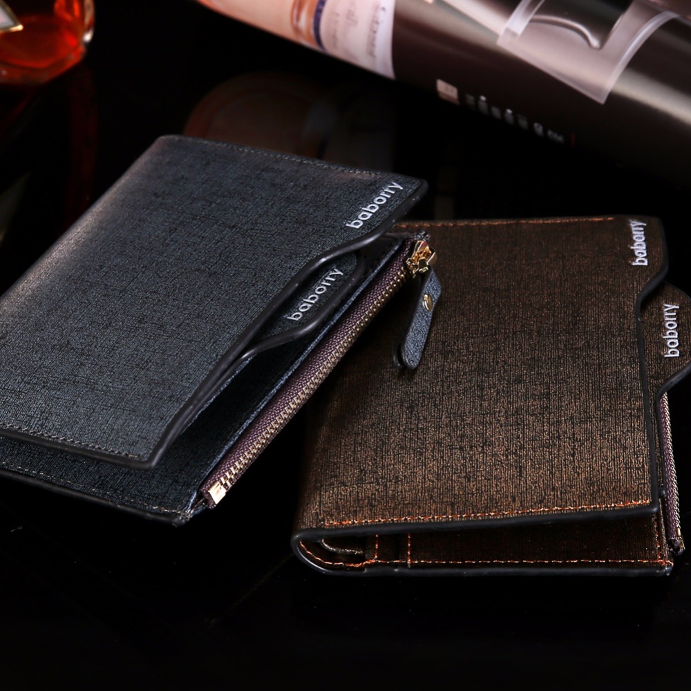 Baborry Dompet Kulit Pria (backup) - Dark Blue