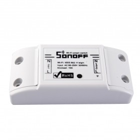 Sonoff BASIC Wifi Smart Switch - TSR588 - White - 1