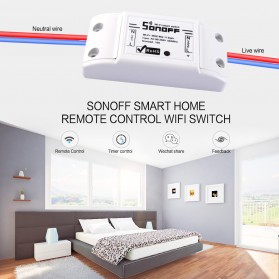 Sonoff BASIC Wifi Smart Switch - TSR588 - White - 6