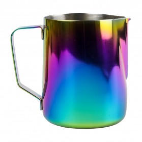 One Two Cups Gelas Milk Jug Kopi Espresso Latte Art Rainbow Stainless 600ml - 10084 - Multi-Color