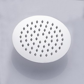BATHE PROJECT Kepala Shower Mandi Rainfall Stainless Steel Round Shower 6 Inch - Cosmo 200 - Silver