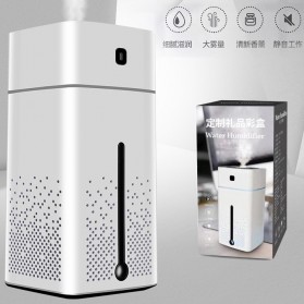 Taffware Air Humidifier Aromatherapy Oil Diffuser RGB Night Light 1000ml - HUMI KS-600 - White