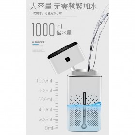 Taffware Air Humidifier Aromatherapy Oil Diffuser RGB Night Light 1000ml - HUMI KS-600 - White - 4