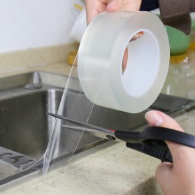 TaffPACK Lakban Waterproof Dapur Kitchen Sink Seal Tape 0.8x20mm 3 Meter - YK-468 - Transparent - 1