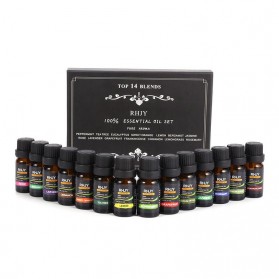 Firstsun Set Pure Essential Fragrance Oils Minyak Aromatherapy Diffusers 10ml 14PCS - RH-14