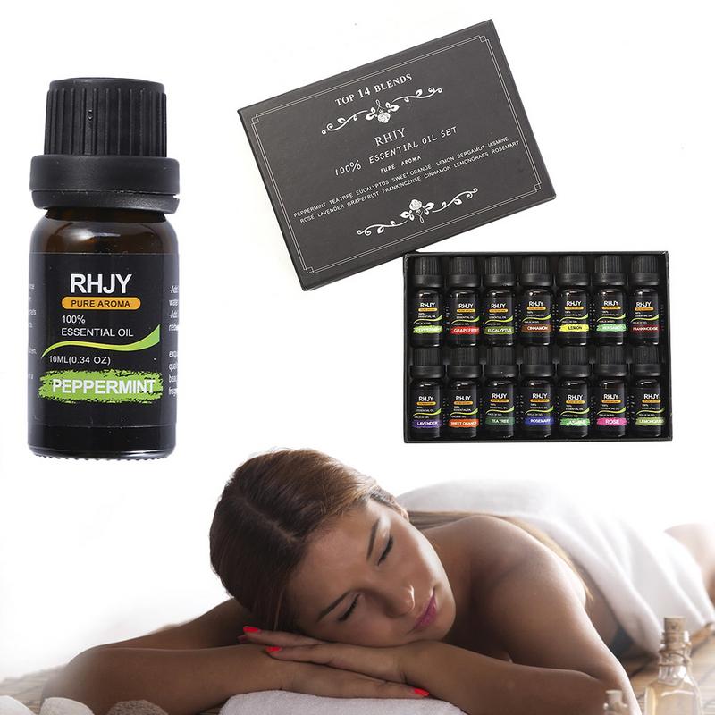 Firstsun Set Pure Essential Fragrance Oils Minyak Aromatherapy