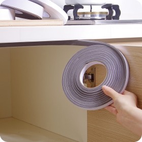 ZHEN Lis Strip Pintu Door Noise Insulation Foam Dusting Sealing Tape 3 CM x 5 Meter - B35 - White - 5