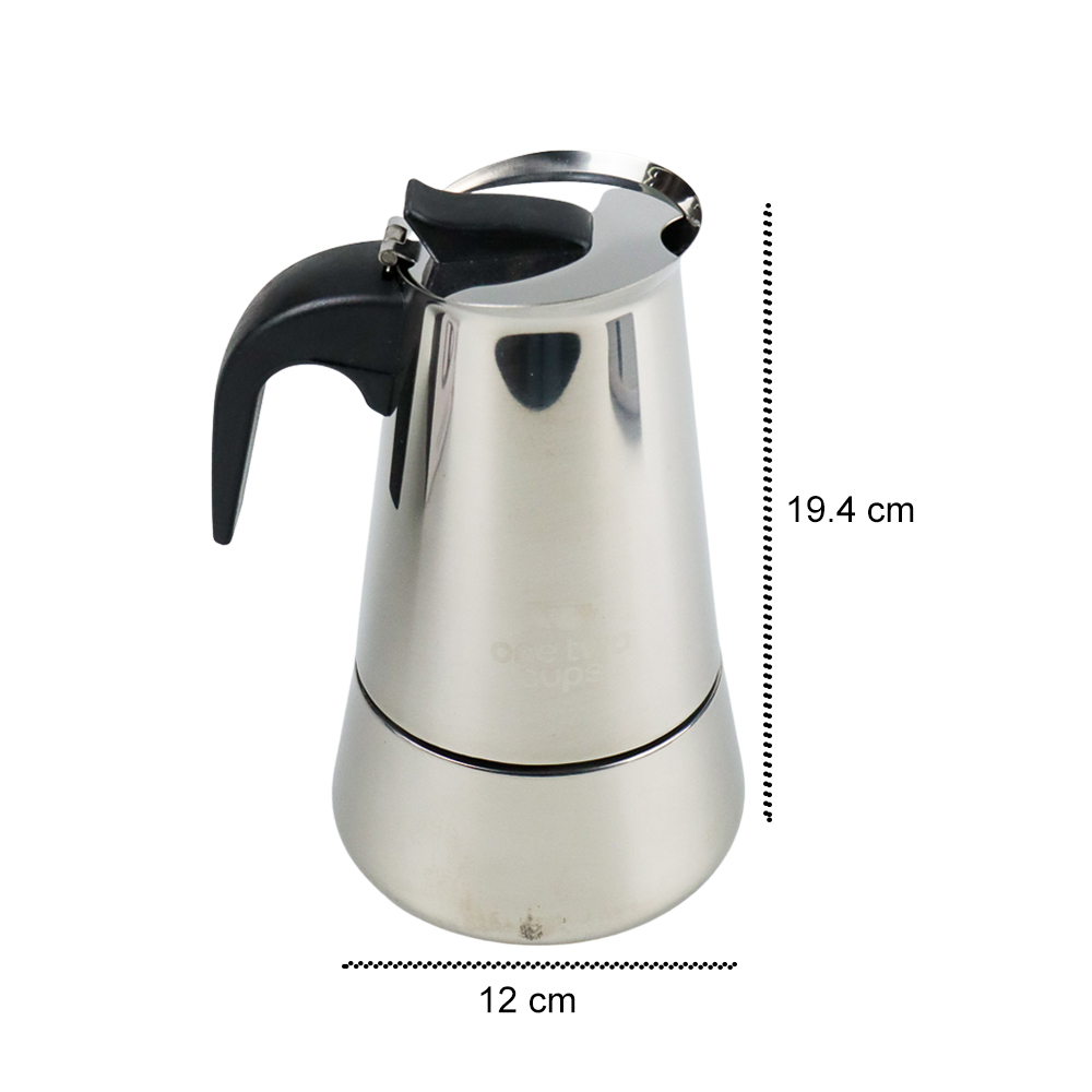 One Two Cups Espresso Coffee Maker Moka 