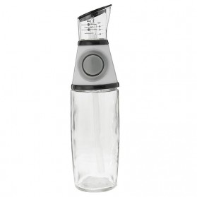 Leeseph Botol Minyak Olive Oil Vinegar Press & Measure Dispenser Pourer 500ml - HEA-1075 - Silver - 2