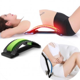 Amkee Alat Terapi Punggung Lumbar Spinal Support Waist Relax Mate - H00310 - Black/Green