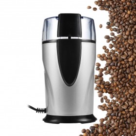 AFFORANY Penggiling Biji Kopi Elektrik Coffee Bean Grinder Stainless Steel Blades EU Plug 130W - DQ287800 - Silver Black - 1