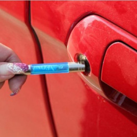 Carsun Pen Gantungan Kunci Anti Static Eliminator Remover LED - LA-947 - Blue - 1