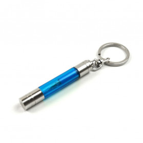 Carsun Pen Gantungan Kunci Anti Static Eliminator Remover LED - LA-947 - Blue - 2