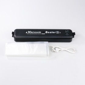 VOCORY Food Vacuum Sealer Elektrik Plastik Pembungkus Makanan 240V 80W - HF002 - Black - 7