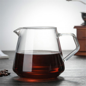 One Two Cups Coffee Maker Pot Kettle Teko Kopi Barista Borosilicate Glass 400ml - AI101