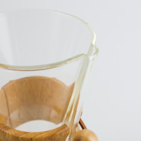 One Two Cups Coffee Maker Pot V60 Drip Kettle Teko Kopi Barista Borosilicate Glass 600ml - SE110 - 4