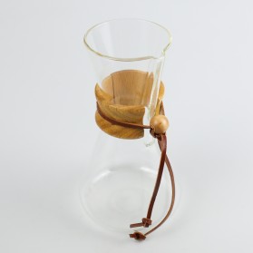 One Two Cups Coffee Maker Pot V60 Drip Kettle Teko Kopi Barista Borosilicate Glass 600ml - SE110 - 3