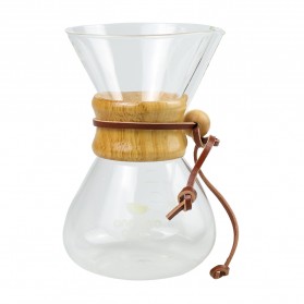 One Two Cups Coffee Maker Pot V60 Drip Kettle Teko Kopi Barista Borosilicate Glass 400ml - SE110 - 2