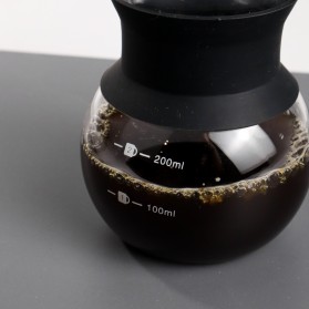 One Two Cups Coffee Maker Pot V60 Drip Kettle Teko Kopi Barista Borosilicate Glass 200ml - SE111 - 5