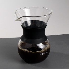 One Two Cups Coffee Maker Pot V60 Drip Kettle Teko Kopi Barista Borosilicate Glass 200ml - SE111 - 8