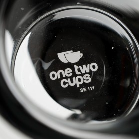 One Two Cups Coffee Maker Pot V60 Drip Kettle Teko Kopi Barista Borosilicate Glass 400ml - SE111 - 6