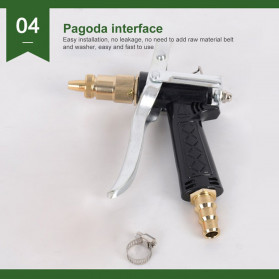 PAGODA Semprotan Air Steam Cuci Mobil Copper Plating Water Gun - GYQ7 - Black - 6