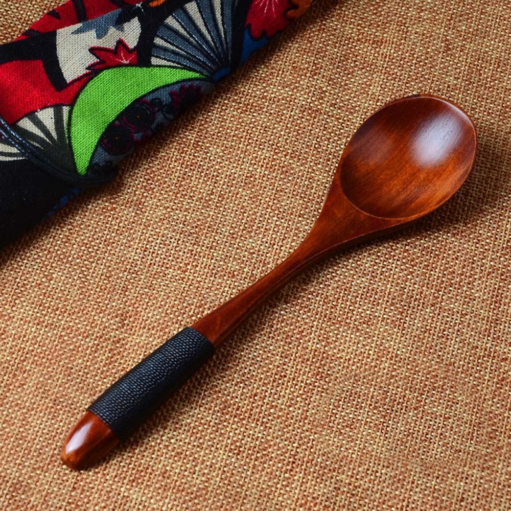 Novelty Sendok  Makan Centong Sayur Bahan Kayu  Wooden  Spoon 