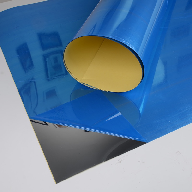 Gambar produk SOLEDI Sticker Dekorasi Dinding Reflection Mirror PVC 50x100cm - SL02
