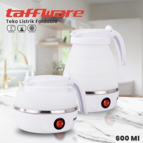 Taffware Electric Kettle Teko Listrik Foldable Collapsible 600ML 600W - HY-01 - White