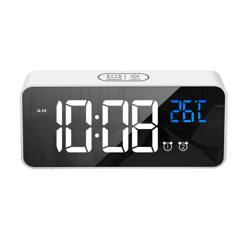 HOUSEEN Jam  Weker Alarm  Digital Temperature Voice 