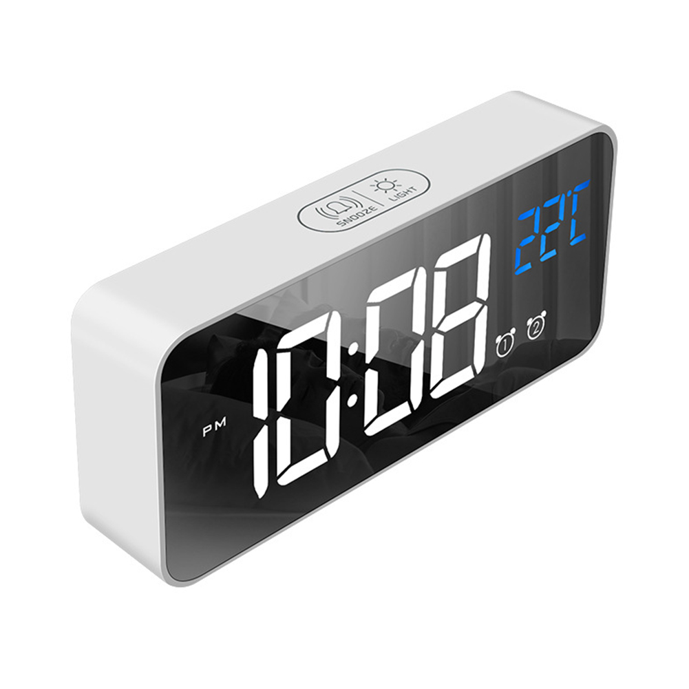 HOUSEEN Jam  Weker Alarm  Digital Temperature Voice 