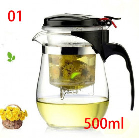 Homadise Teko Pitcher Teh Chinese Teapot Maker 500ml - TP-758 - Transparent