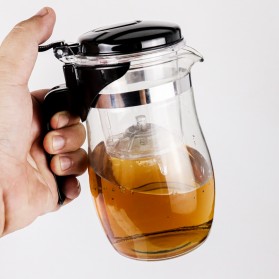 Homadise Teko Pitcher Teh Chinese Teapot Maker 750ml - TP-758 - Transparent - 4
