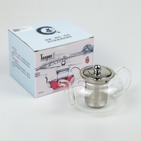 Homadise Teko Pitcher Teh Chinese Teapot Maker 600ml - TP-759 - Transparent - 9