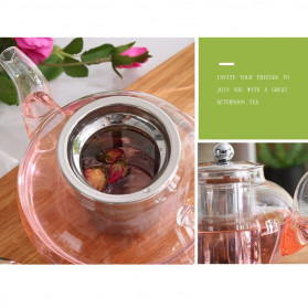Homadise Teko Pitcher Teh Chinese Teapot Maker 600ml - TP-760 - Transparent - 11