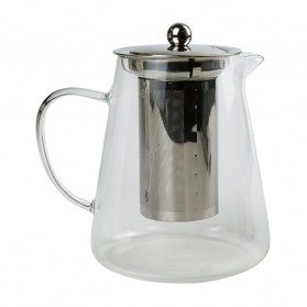 One Two Cups Teko Pitcher Teh Chinese Teapot Maker 950ml - TP-760 - Transparent