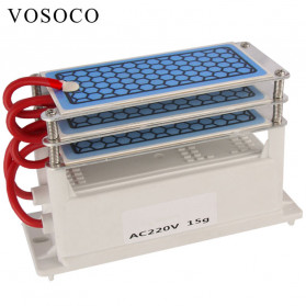 VOSOCO Ozonizer DIY Ozone Generator Portable Ceramic Plate Air Purifier 15g/h - VOS15 - White