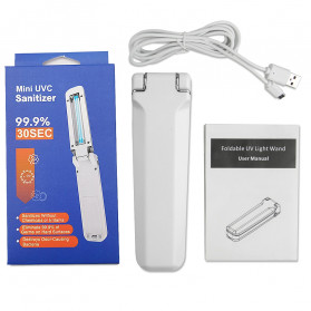 BRIGHTINWD Lampu UV Portable Foldable Disinfektan Germicidal Lamp Sterilization 2W - CC340 - White - 10