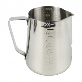 One Two Cups Gelas Milk Jug Kopi Espresso Latte Art Stainless Steel 900ml - ZM0078 - Silver