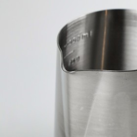 One Two Cups Gelas Milk Jug Kopi Espresso Latte Art Stainless Steel 600 ml - ZM0078 - Silver - 4