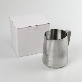 One Two Cups Gelas Milk Jug Kopi Espresso Latte Art Stainless Steel 600 ml - ZM0078 - Silver - 9
