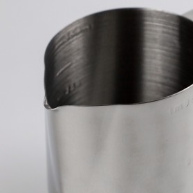 One Two Cups Gelas Milk Jug Kopi Espresso Latte Art Stainless Steel 350ml - ZM0078 - Silver - 3