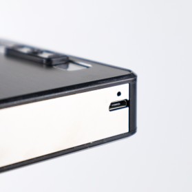 Firetric Focus Kotak Rokok Cigarette Box 10 Slot dengan Korek Elektrik - YH060 - Black - 4