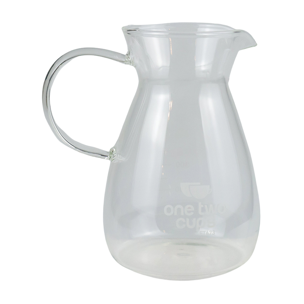Gambar produk One Two Cups Coffee Maker Pot Teapot Kettle Teko Kopi Barista Glass 400ml - FT673