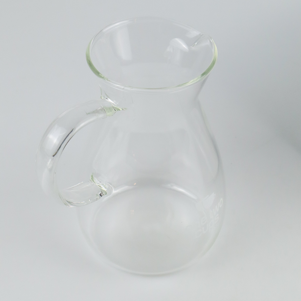 Gambar produk One Two Cups Coffee Maker Pot Teapot Kettle Teko Kopi Barista Glass 400ml - FT673